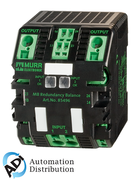 Murrelektronik 85495 mb redundancy basic, in: 24vdc/2x20adc out: 24v/20-40adc