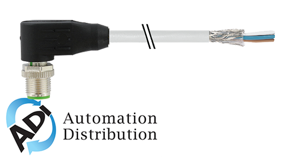 Murrelektronik 7000-13161-3496000 m12 male 90?? shielded with cable, pur 5x0.34 shielded gy  60m