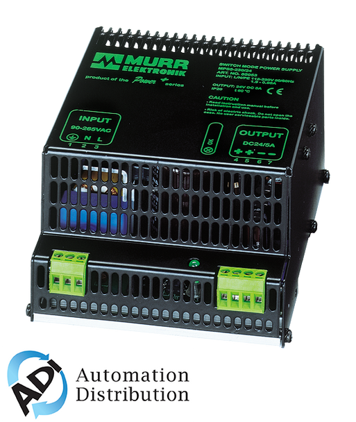 Murrelektronik 85053 mps power supply 1-phase, in: 90-265vac out: 24v/5adc