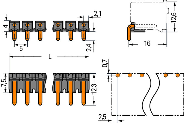 Wago 2092-1730/200-000 Pack of 200