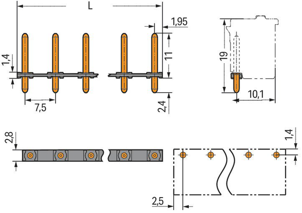 Wago 2092-3703/200-000 Pack of 400