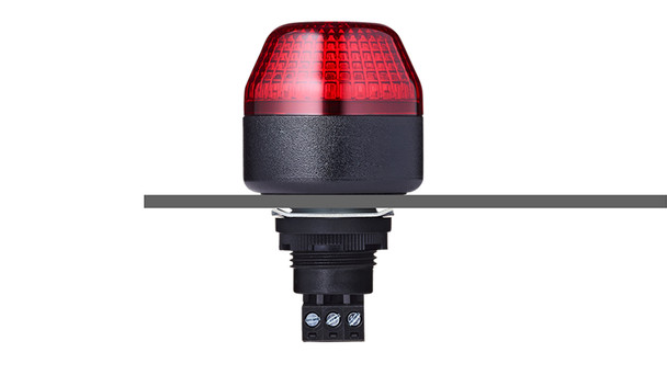 Sprecher + Schuh 801512310 STROBE ISM45 RED/BLK 120V