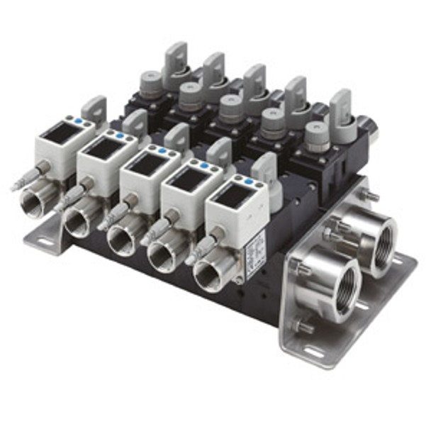 SMC PF3WB04DN-W504W-03-2TN Digital Flow Switch Manifold For Water