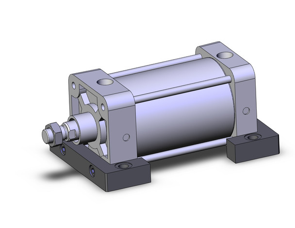 <h2>NC(D)A1, NFPA, Air Cylinder, Double Acting, Single Rod, Double Rod, Non-Rotating, Oversized Rod, Large Bore w/Options</h2><p><h3>Series NCA1 medium duty tie rod cylinders are NFPA interchangeable, have a crimped piston rod assembly, are pre-lubricated and available in 11 mounting styles. Bore sizes range from 1.5 to 4 inches.  The NCA1 expanded line of medium duty cylinders has bore sizes ranging from 5 to 8 inches, while the heavy duty range is 1.5 to 14 inches.  The single rod model is available in 22 mounting styles.</h3>- Standard and non-rotating double acting and double rod<br>- Oversized Rod<br>- Large Bore<br>- Bore sizes: 1 , 2, 2 , 3 , 4 , 5 , 6 , 8 <br>- Strokes from 1/2  to 80 <br>- NFPA Standard Mounts: basic, foot, flange, clevis, trunnion, etc<br>- NFPA Standard Rod Ends: small male, short femalee, flanged, etc<br>- Variety of switches and a variety of lead wire lengths<br>- Optional air cushions and rod boots<br>- <p><a href="https://content2.smcetech.com/pdf/NCA1.pdf" target="_blank">Series Catalog</a>