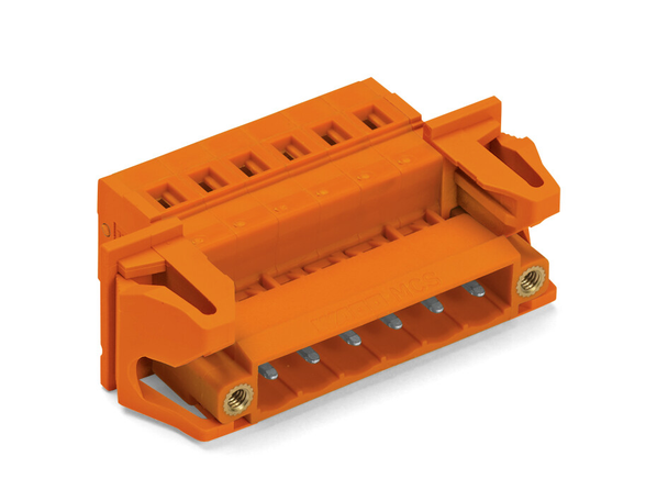 Wago 231-646/129-000 1-conductor male connector, CAGE CLAMP®, orange
