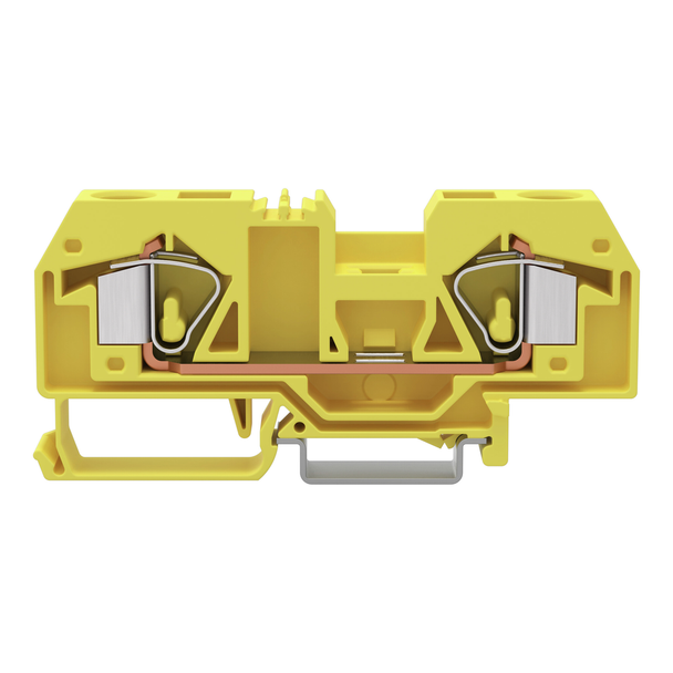 Wago 283-906 2-conductor through terminal block 16 mm²,  yellow