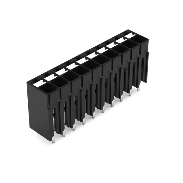 Wago 2086-1110 THR PCB terminal block, push-button 1.5 mm² Pin spacing 3.5 mm 10-pole, black