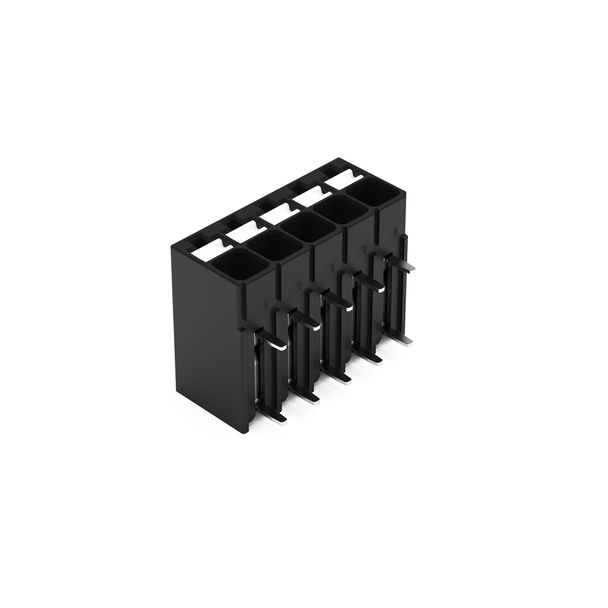 Wago 2086-1205/300-000 THR PCB terminal block, push-button 1.5 mm² Pin spacing 3.5 mm 5-pole, black