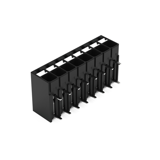 Wago 2086-1208/300-000 THR PCB terminal block, push-button 1.5 mm² Pin spacing 3.5 mm 8-pole, black