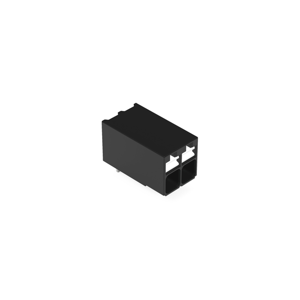 Wago 2086-1222 THR PCB terminal block, push-button 1.5 mm² Pin spacing 3.5 mm 2-pole, black