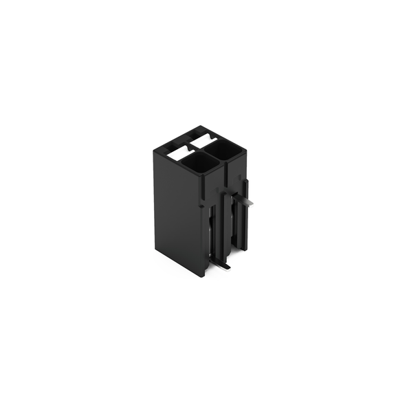 Wago 2086-1222/300-000 THR PCB terminal block, push-button 1.5 mm² Pin spacing 3.5 mm 2-pole, black