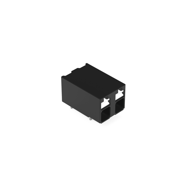 Wago 2086-3202 THR PCB terminal block, push-button 1.5 mm² Pin spacing 5 mm 2-pole, black