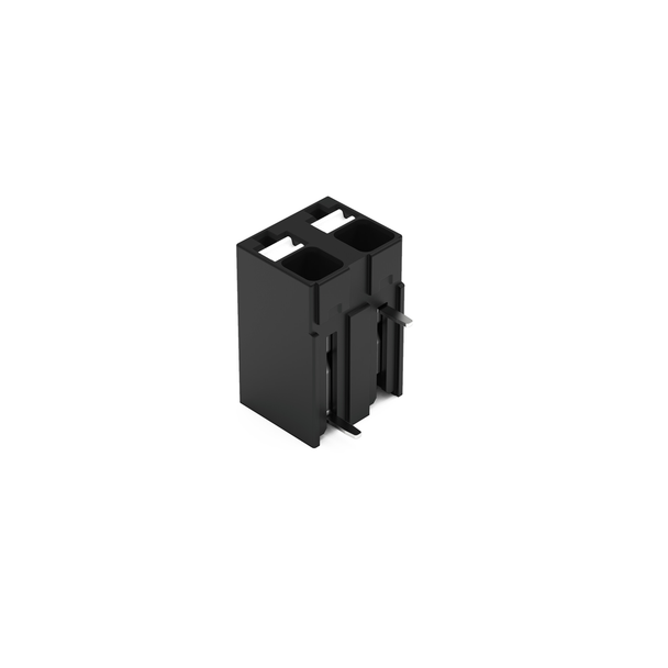 Wago 2086-3222 THR PCB terminal block, push-button 1.5 mm² Pin spacing 5 mm 2-pole, black