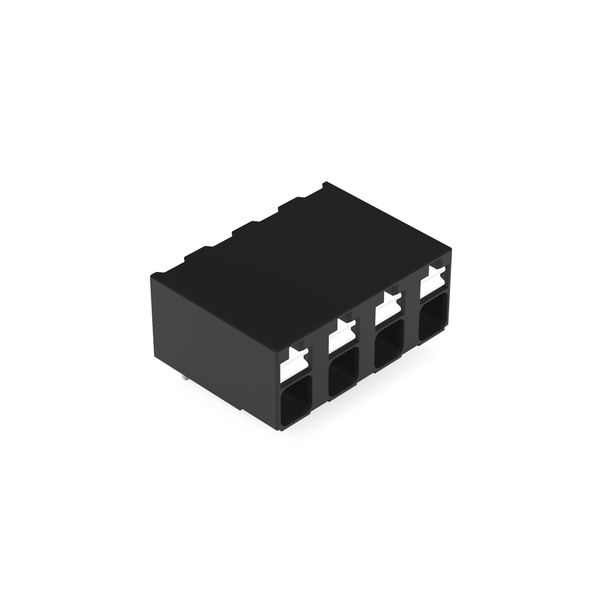 Wago 2086-3224/300-000 THR PCB terminal block, push-button 1.5 mm² Pin spacing 5 mm 4-pole, black