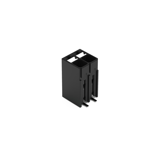 Wago SMD PCB terminal block, push-button 1.5 mm² Pin spacing 3.5 mm 2-pole, black Pack of 270