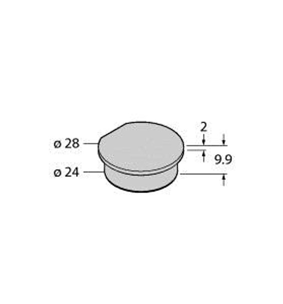 Turck Ra8-Eqr24 Accessories, Dummy Plug, For Encoders RI-QR24