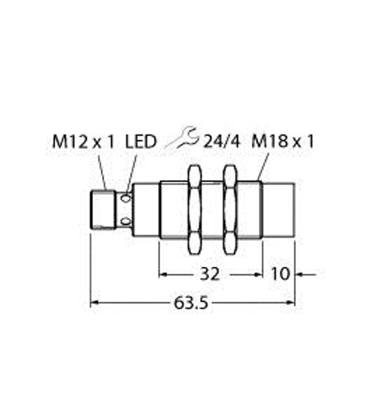 Turck Tn-M18-Iol-H1141 Read/write Head, IO-Link, BL ident