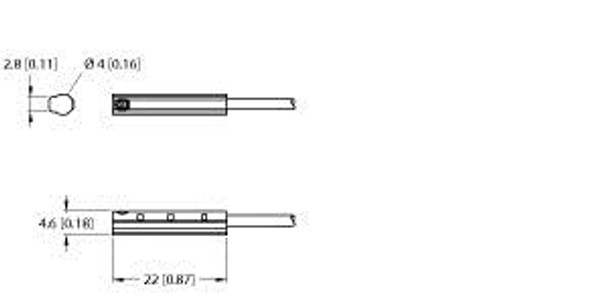 Turck Bim-Unc-Ap6X Magnetic Field Sensor, For Pneumatic Cylinders