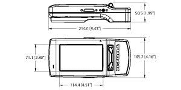 Turck Pd67-Uni-Na-Rwbg Handheld with Lithium-Ion Battery, BL ident