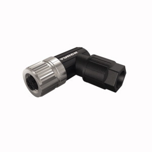 Turck Fw-Ewkpm0526-Sa-P-0408 Accessories for Sensors and Actuators, Field-Wireable Connector, Female Connector, M12 × 1, Angled