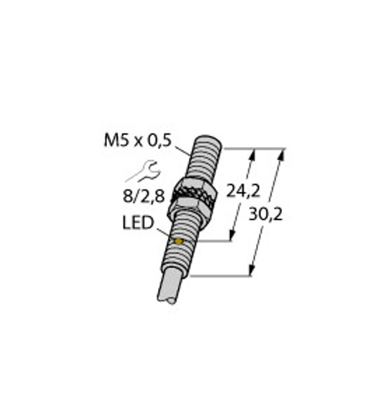 Turck Bi1-Eg05-Ap6X/S1367 Inductive Sensor, Standard
