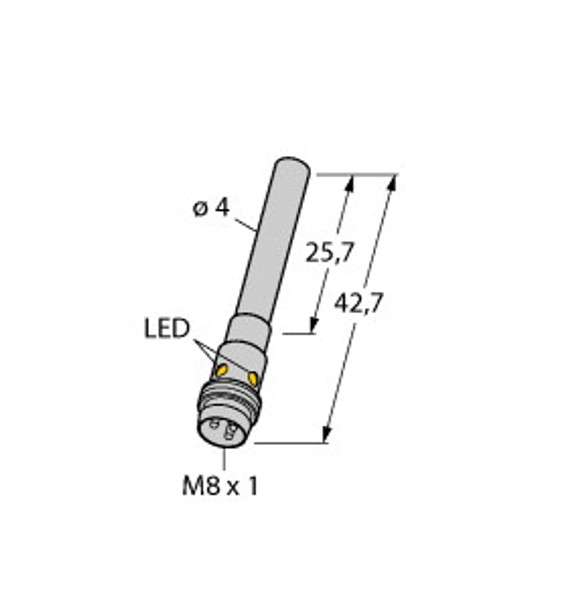 Turck Bi1-Eh04-Ap6X-V1331/S1367 Inductive Sensor, Standard