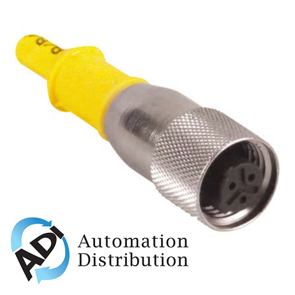 Turck Kb 3T-2-Sb 3T/Sv Double-ended Cordset, Straight Female Connector to Straight Male Connector 777017109