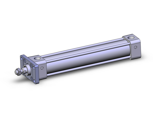 <h2>NC(D)A1, NFPA, Air Cylinder, Double Acting, Single Rod, Double Rod, Non-Rotating, Oversized Rod, Large Bore w/Options</h2><p><h3>Series NCA1 medium duty tie rod cylinders are NFPA interchangeable, have a crimped piston rod assembly, are pre-lubricated and available in 11 mounting styles. Bore sizes range from 1.5 to 4 inches.  The NCA1 expanded line of medium duty cylinders has bore sizes ranging from 5 to 8 inches, while the heavy duty range is 1.5 to 14 inches.  The single rod model is available in 22 mounting styles.</h3>- Standard and non-rotating double acting and double rod<br>- Oversized Rod<br>- Large Bore<br>- Bore sizes: 1 , 2, 2 , 3 , 4 , 5 , 6 , 8 <br>- Strokes from 1/2  to 80 <br>- NFPA Standard Mounts: basic, foot, flange, clevis, trunnion, etc<br>- NFPA Standard Rod Ends: small male, short femalee, flanged, etc<br>- Variety of switches and a variety of lead wire lengths<br>- Optional air cushions and rod boots<br>- <p><a href="https://content2.smcetech.com/pdf/NCA1.pdf" target="_blank">Series Catalog</a>