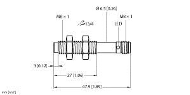 Turck Nct3-M08-Iol-V1131 Capacitive Sensor