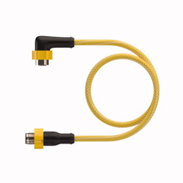 Turck Ekwt-Esrt-A4.400-Wa2Y-0.5 Actuator and Sensor Cordset, Extension Cable