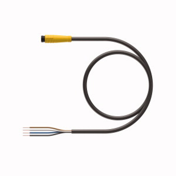 Turck Psg 4-1/S90/S101 Single-ended Cordset, Connection Cable