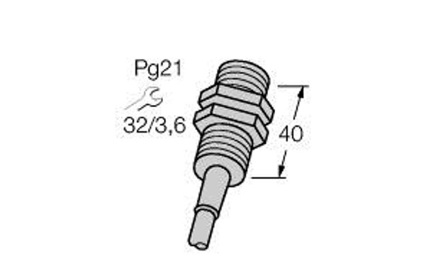 Turck Bi10-G28-Y1 Inductive Sensor, Standard, KEMA 02 ATEX 1090X