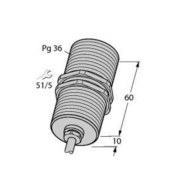 Turck Bi20-G47-Y1 Inductive Sensor, Standard, KEMA 02 ATEX 1090X