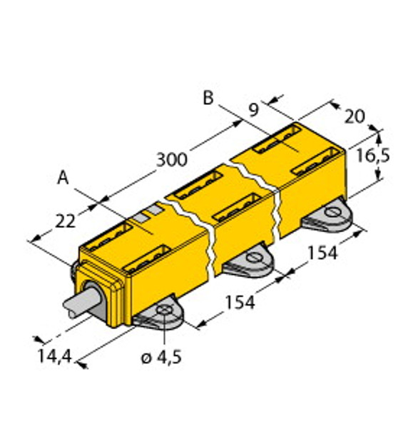 Turck Li300P1-Q17Lm1-Liu5X2 Inductive Linear Position Sensor