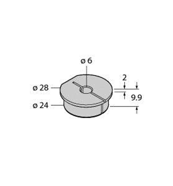 Turck Ra5-Qr24 Accessories, Adapter Sleeve, For Encoders RI-QR24