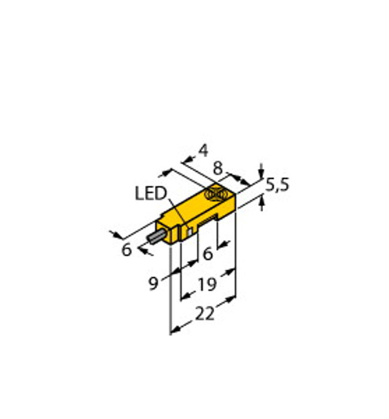 Turck Bi2-Q5.5K-Ap6X Inductive Sensor, Standard