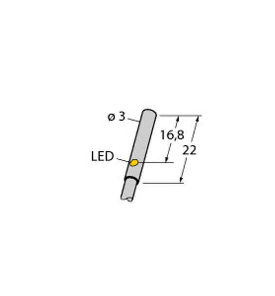 Turck Bi1-Eh03-Ap6X Inductive Sensor, Standard