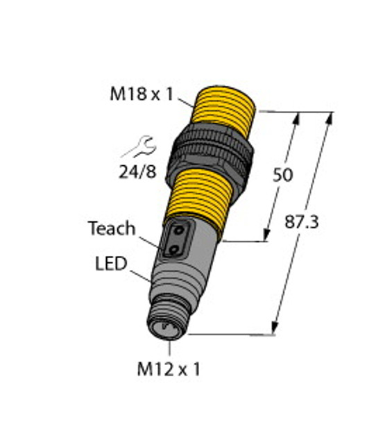 Turck Bct5-S18-Un6X2T-H1151 Capacitive Sensor