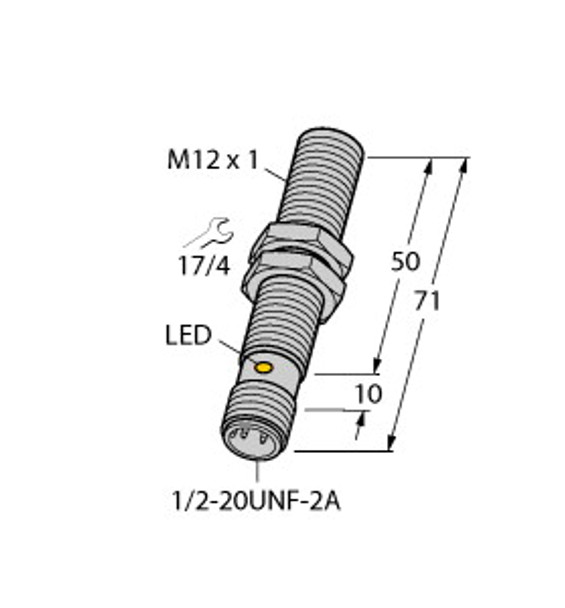 Turck Bi2-G12-Rdz32X-B3131 Inductive Sensors