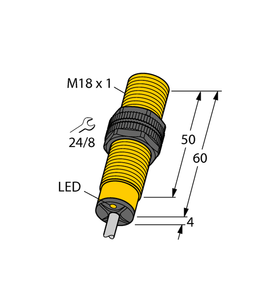 Turck Ni14-S18-Adz30X2-0.2-Sbk3T/S1023 Inductive 42054900