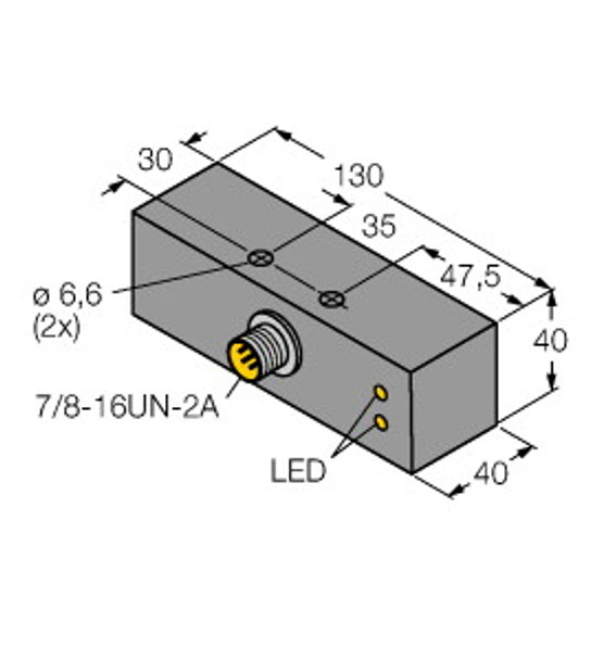 Turck Bi20-Ca40130-Adz30X2-B1131/S1009 Inductive Sensor, Standard