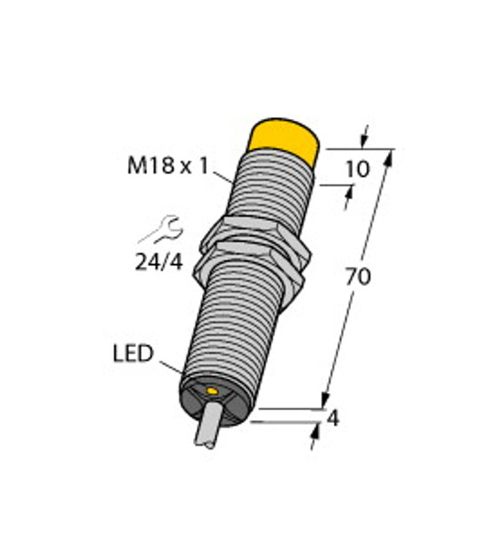 Turck Ni10-G18-Az3X 70Mm Inductive Sensor