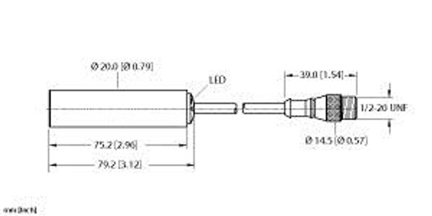 Turck Ni10-K20-Az3X-0.2-Sb3T Inductive sensor