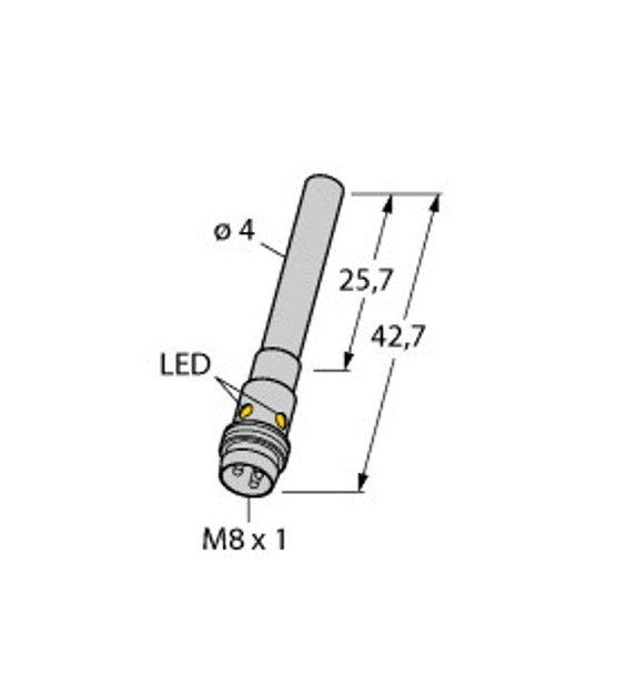 Turck Bi1U-Eh04-An6X-V1331 Inductive Sensor, uprox