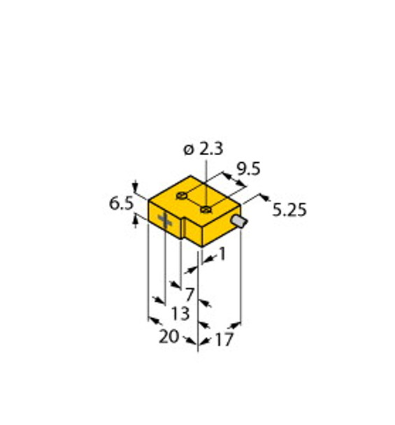 Turck Bi1-Q6.5-Rp6 Inductive Sensor, Standard