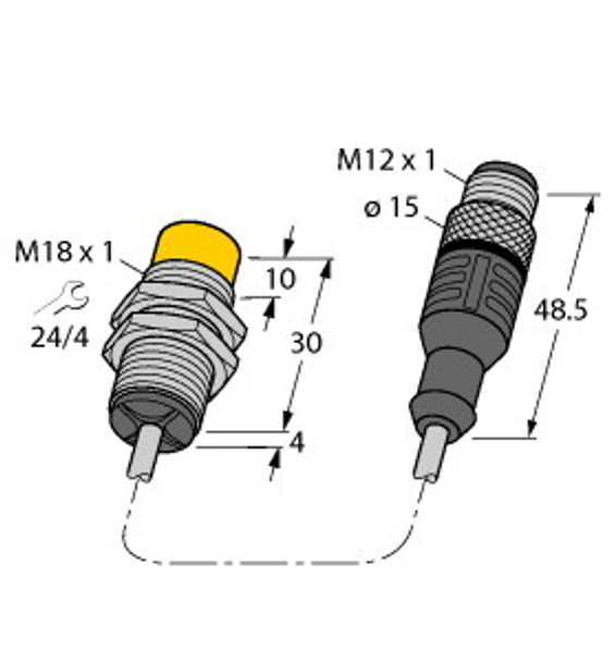 Turck Ni10-G18K-An6X-0.2-Rs4T Inductive sensor