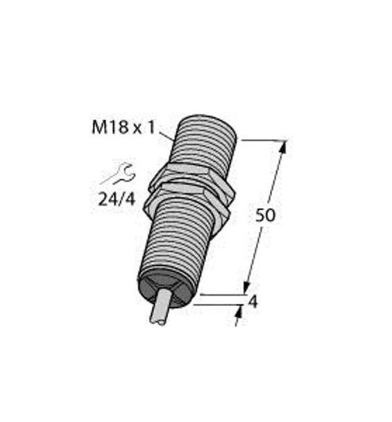 Turck Bi5-G18-An7 Inductive Sensor, Standard