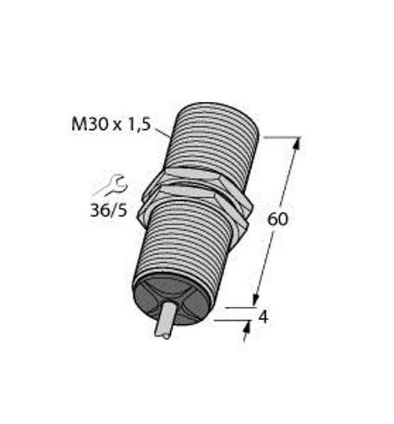 Turck Bi10-G30-An7 Inductive Sensor, Standard