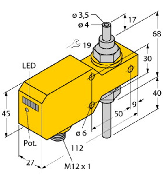 Turck Fci-Tcd04A4P-Ap8X-H1141/D077 Flow Monitoring, Inline Sensor with Integrated Processor