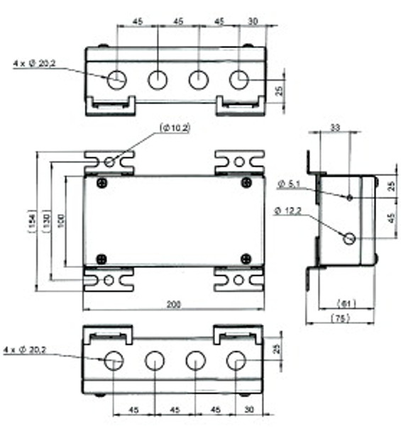 Turck Jbbs-49Sc-T435 FOUNDATION fieldbus and PROFIBUS-PA, IP66 junction box, 4-channel